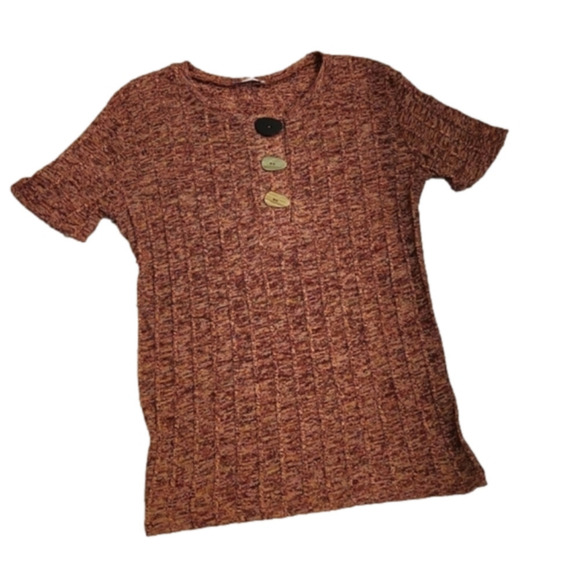 WOMENS ZARA multicolor long short sleeve top size Medium. - Picture 13 of 15